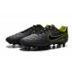 Nouveau Chaussures Nike Tiempo Legend V FG Homme Anthracite Noir Volt