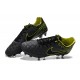 Nouveau Chaussures Nike Tiempo Legend V FG Homme Anthracite Noir Volt