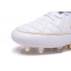 Nouvelle Chaussure de Football Nike Tiempo Legend V FG R10 Blanc Or