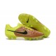 Chaussure de Football Nike Tiempo Legend V FG Pas Cher Beige Noir Volt