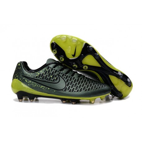 Nouvelle Crampons Nike Magista Opus FG Cédrat Volt Noir