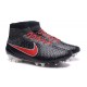 2016 Chaussures Mercurial Magista Obra FG Pas Cher Noir Rouge Blanc