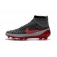 Nouvelle Homme Cramspon de Foot Nike Magista Obra FG Gris Noir Rouge