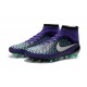 Nouvelle Homme Cramspon de Foot Nike Magista Obra FG Vert Violet Noir Blanc