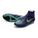 Nouvelle Homme Cramspon de Foot Nike Magista Obra FG Vert Violet Noir Blanc