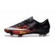 2016 Crampons de Foot Nike Mercurial Vapor X FG Homme Noir Blanc Rouge