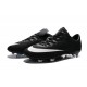 2016 Crampons de Foot Nike Mercurial Vapor X FG Homme Noir Blanc