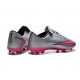 Chaussures de Football Nike Mercurial Vapor 10 FG Gris Loup Hyper Rose Noir