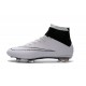 Chaussures Mercurial Superfly IV FG Nouvelle Pas Cher Noir Blanc