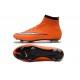 2016 Homme Chaussures Football Mercurial Superfly FG Orange Argenté Noir