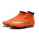 2016 Homme Chaussures Football Mercurial Superfly FG Orange Argenté Noir