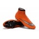 2016 Homme Chaussures Football Mercurial Superfly FG Orange Argenté Noir