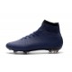 Chaussures Mercurial Superfly IV FG Nouvelle Pas Cher Bleu Foncé