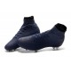 Chaussures Mercurial Superfly IV FG Nouvelle Pas Cher Bleu Foncé