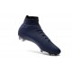 Chaussures Mercurial Superfly IV FG Nouvelle Pas Cher Bleu Foncé