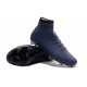 Chaussures Mercurial Superfly IV FG Nouvelle Pas Cher Bleu Foncé