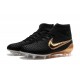 Nouvelle Homme Cramspon de Foot Nike Magista Obra FG Noir Blanc Or