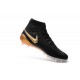 Nouvelle Homme Cramspon de Foot Nike Magista Obra FG Noir Blanc Or