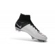 Chaussures Mercurial Superfly IV FG Nouvelle Pas Cher Blanc Noir Cuir