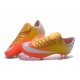 2016 Crampons de Foot Nike Mercurial Vapor X FG Homme Orange Jaune Or Blanc