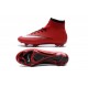 Chaussures Mercurial Superfly IV FG Nouvelle Pas Cher Rouge Noir Blanc