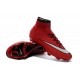 Chaussures Mercurial Superfly IV FG Nouvelle Pas Cher Rouge Noir Blanc