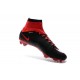 Chaussures Mercurial Superfly IV FG Nouvelle Pas Cher Rouge Noir Blanc