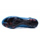 Chaussures Mercurial Superfly IV FG Nouvelle Pas Cher Bleu Rouge Noir