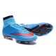 Chaussures Mercurial Superfly IV FG Nouvelle Pas Cher Bleu Rouge Noir