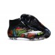 2016 Homme Chaussures Football Mercurial Superfly FG Noir Blanc Vert Bleu Orange Rose Jaune