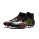 2016 Homme Chaussures Football Mercurial Superfly FG Noir Blanc Vert Bleu Orange Rose Jaune