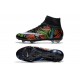 2016 Homme Chaussures Football Mercurial Superfly FG Noir Blanc Vert Bleu Orange Rose Jaune