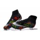 2016 Homme Chaussures Football Mercurial Superfly FG Noir Blanc Vert Bleu Orange Rose Jaune