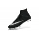 Chaussures Mercurial Superfly IV FG Nouvelle Pas Cher Argenté Noir