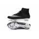 Chaussures Mercurial Superfly IV FG Nouvelle Pas Cher Argenté Noir