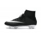 Chaussures Mercurial Superfly IV FG Nouvelle Pas Cher Argenté Noir