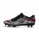 2016 Chaussure de Football Nike Hypervenom Phinish FG Noir Rouge Blanc