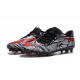 2016 Chaussure de Football Nike Hypervenom Phinish FG Noir Rouge Blanc