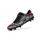 2016 Chaussure de Football Nike Hypervenom Phinish FG Noir Rouge Blanc