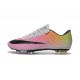 2016 Crampons de Foot Nike Mercurial Vapor X FG Homme Blanc Noir Volt Orange Total