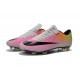 2016 Crampons de Foot Nike Mercurial Vapor X FG Homme Blanc Noir Volt Orange Total