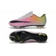 2016 Crampons de Foot Nike Mercurial Vapor X FG Homme Blanc Noir Volt Orange Total