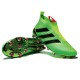 2016 Adidas Ace16+ Purecontrol FG/AG Chaussures de Football Solar Vert Noir Rose