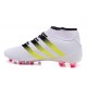 Chaussures de Football Hommes - adidas ACE 16.1 Primeknit FG/AG Rose Jaune Noir Blanc