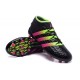 Chaussures de Football Hommes - adidas ACE 16.1 Primeknit FG/AG Noir Rose Volt