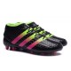 Chaussures de Football Hommes - adidas ACE 16.1 Primeknit FG/AG Noir Rose Volt