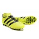 Chaussures de Football Hommes - adidas ACE 16.1 Primeknit FG/AG Jaune Noir