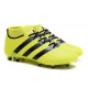 Chaussures de Football Hommes - adidas ACE 16.1 Primeknit FG/AG Jaune Noir