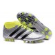 Chaussures de Football Hommes - adidas ACE 16.1 Primeknit FG/AG Noir Argenté Volt