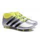 Chaussures de Football Hommes - adidas ACE 16.1 Primeknit FG/AG Noir Argenté Volt